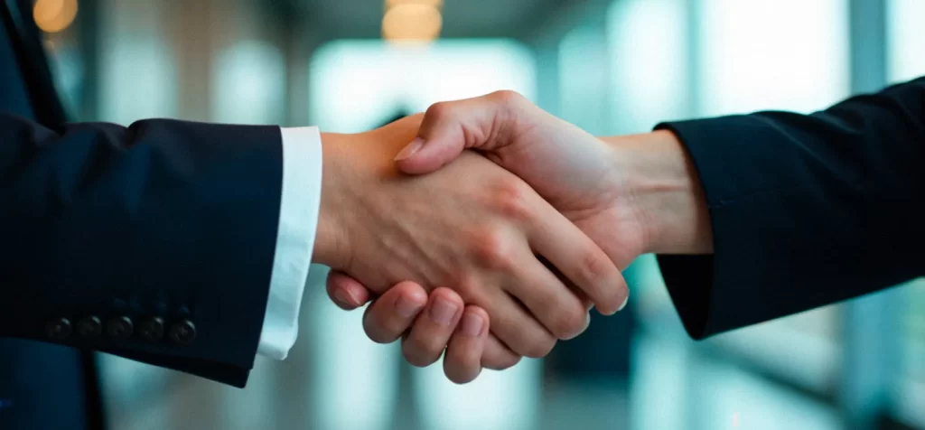 Abogados Migratorios Profesionales Cerrando un trato con un nuevo cliente